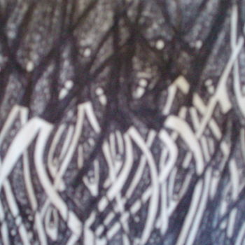 Drawing titled "prague" by Michael Fitzgerald, Original Artwork, Ballpoint pen