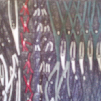 Drawing titled "sydney" by Michael Fitzgerald, Original Artwork, Ballpoint pen