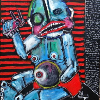 Peinture intitulée "Little creatures" par Matt Sesow, Œuvre d'art originale, Acrylique