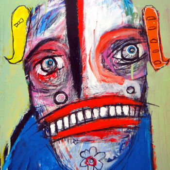 Peinture intitulée "Cupcake" par Matt Sesow, Œuvre d'art originale, Acrylique