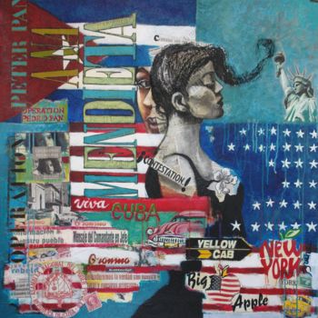 Peinture intitulée "Vers la liberté" par Hélène Py, Œuvre d'art originale, Acrylique