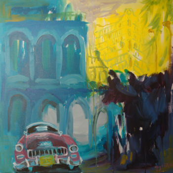 Peinture intitulée "La Havane II" par Hélène Py, Œuvre d'art originale, Acrylique