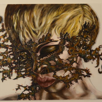 Peinture intitulée "Is a belle" par Myriam Bollender, Œuvre d'art originale, Autre