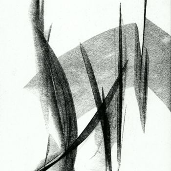 Dessin intitulée "Epure-02" par Gipéhel, Œuvre d'art originale, Fusain