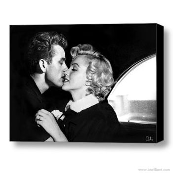 Photography titled "James Dean and Mari…" by Brailliant, Original Artwork, Other