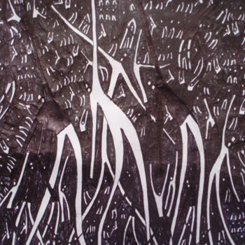 Drawing titled "Ibiza" by Michael Fitzgerald, Original Artwork, Ink