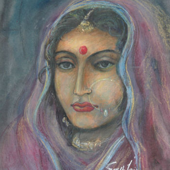 Painting titled "MYSTRIOUS" by Suddha Sama, Original Artwork, Acrylic