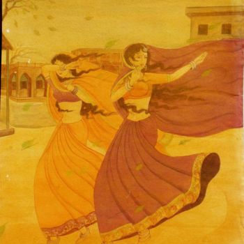 Painting titled "STROME" by Suddha Sama, Original Artwork, Watercolor