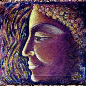 Painting titled "ep-36-buddha-acryli…" by Suddha Sama, Original Artwork