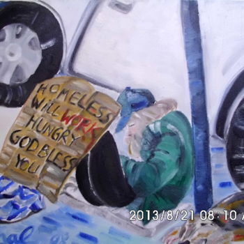 Peinture intitulée "what-american-dream…" par Lm Arnal, Œuvre d'art originale