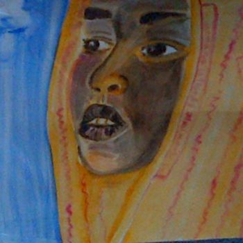 Peinture intitulée "hope4tomorrow-20140…" par Lm Arnal, Œuvre d'art originale, Aquarelle