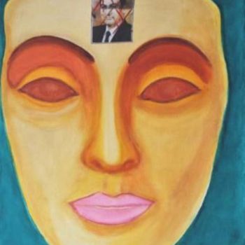 Malerei mit dem Titel "* Néfertiti-Tahrir…" von Sigrun Neumann (Sineu), Original-Kunstwerk, Acryl
