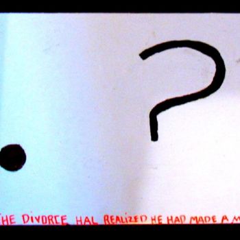 Painting titled "Punctuation Post Di…" by Howard Meehan Meehan, Original Artwork, Acrylic