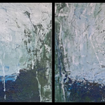 Painting titled "Descente vers le Rh…" by Steve Beck, Original Artwork