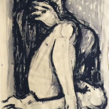 Desenho intitulada "Hiding" por Stanislao, Obras de arte originais, Outro