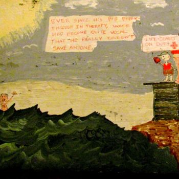Painting titled "ill-equipped-life-g…" by Howard Meehan Meehan, Original Artwork