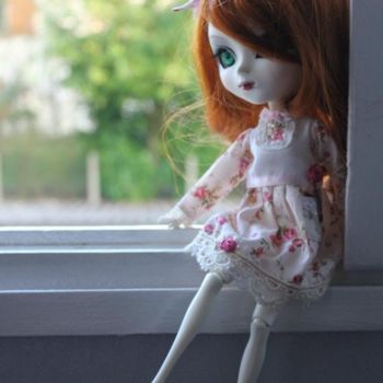 Photography titled "Ginger la rêveuse" by Kalinka Romanov, Original Artwork, Digital Photography