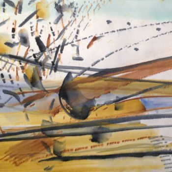 Painting titled "image.jpgune autre…" by Sebastian Olivier Burckhardt, Original Artwork, Watercolor