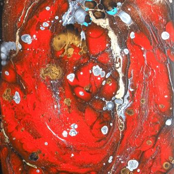 Peinture intitulée "The core 12773" par Mikha, Œuvre d'art originale, Laque