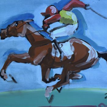 Peinture intitulée "Encore un petit-eff…" par Thierry Faure, Œuvre d'art originale, Gouache