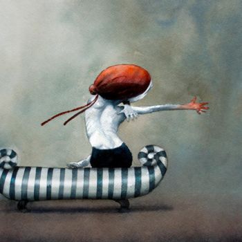 绘画 标题为“inalcanzable” 由Cesar Ayllón, 原创艺术品, 其他