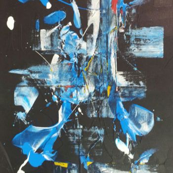 Painting titled "cap Canaveral" by Patou.B, Original Artwork, Acrylic