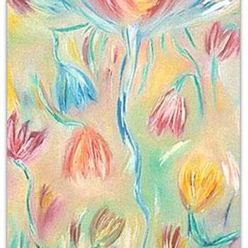 Ζωγραφική με τίτλο "Mystical painting " από Maria Skrebtsova, Αυθεντικά έργα τέχνης