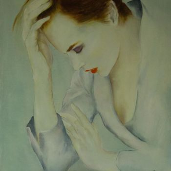 Painting titled "songe" by Ghislaine Calën, Original Artwork