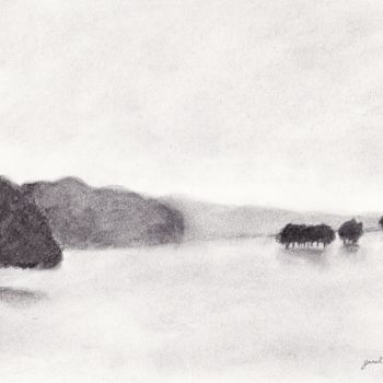 Drawing titled "West Yorkshire, UK" by Janel Bragg, Original Artwork, Charcoal