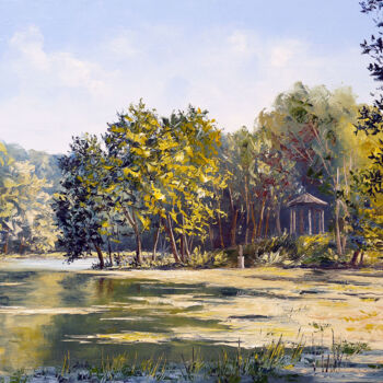 제목이 "etang d ecot la com…"인 미술작품 Pascal Clus로, 원작, 기름