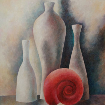 Ζωγραφική με τίτλο "Still Life" από Irina Laskin, Αυθεντικά έργα τέχνης, Λάδι
