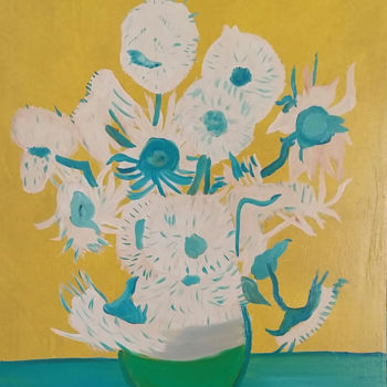 Painting titled "les nouveaux tourne…" by Sebastian Ponchaut (sterton), Original Artwork, Oil
