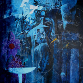 Peinture intitulée "In my life" par Michel Maréchal, Œuvre d'art originale, Acrylique