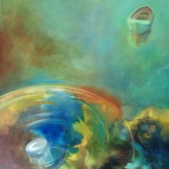 Peinture intitulée "L'ESPERANCE" par Catherine Chesneau, Œuvre d'art originale