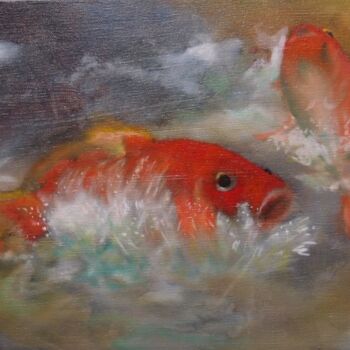 Peinture intitulée "COY and Co" par Catherine Chesneau, Œuvre d'art originale