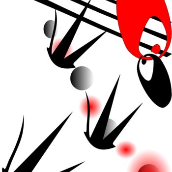 Digitale Kunst mit dem Titel "Vol...." von Naïma Gharbi, Original-Kunstwerk