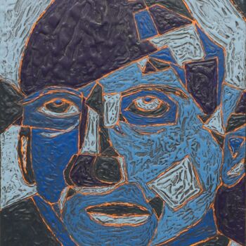 Peinture intitulée "PHENIXISME" par Marjinal Artiste Peintre Décalé Français, Œuvre d'art originale, Acrylique