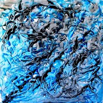 Painting titled "Celu" by Pierre-Paul Marchini, Original Artwork, Oil