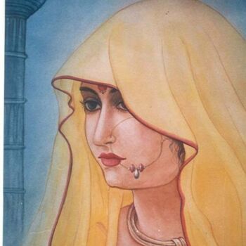 Peinture intitulée "BEAUTY BEHIND YELLOW" par Suddha Sama, Œuvre d'art originale