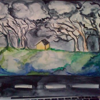 Peinture intitulée "Return from Hungary…" par Lm Arnal, Œuvre d'art originale, Aquarelle
