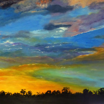 Painting titled "sanctuary.jpg" by Carol Hazel, Original Artwork, Acrylic