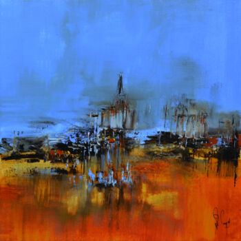 Pintura intitulada "The spirit of the p…" por Muriel Cayet, Obras de arte originais, Acrílico