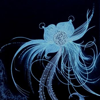 Zeichnungen mit dem Titel "A-128" von Mona Bessaa, Original-Kunstwerk, Tinte