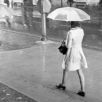 Fotografia zatytułowany „Parapluie de PARIS” autorstwa Dominique Thivollier, Oryginalna praca
