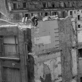 Fotografia intitulada "SANS FILET rue de C…" por Dominique Thivollier, Obras de arte originais