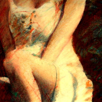 Painting titled "glamur" by Fabrizio Avena, Original Artwork, Pastel