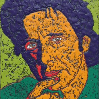 Peinture intitulée "AL" par Marjinal Artiste Peintre Décalé Français, Œuvre d'art originale, Acrylique