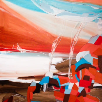 제목이 "L'oiseau liberté"인 미술작품 Valerie Nunes로, 원작, 아크릴
