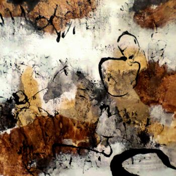 Peinture intitulée "Because of you 33" par Isabelle Mignot, Œuvre d'art originale, Autre