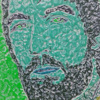 Peinture intitulée "BARABBAS" par Marjinal Artiste Peintre Décalé Français, Œuvre d'art originale, Acrylique